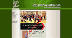 Desktop Screenshot of dancing-crocodiles.de